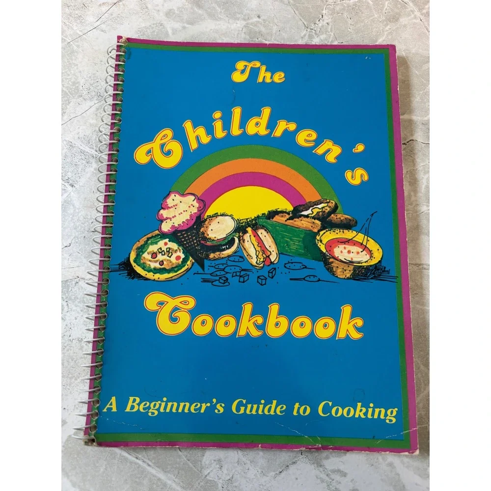 Vintage Childrens Cookbook Beginner Guide to Cooking‎ Spiral Bound Favorite 1980